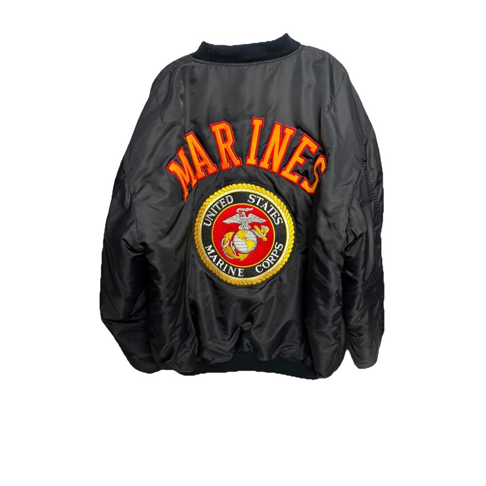 Mens MLLION Guy Marine Corps Zipper Front Jacket Size 2XL